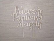 Topper na tort Wieczór panieński imię
