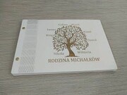 Księga Album na zdjęcia Drzewko z imionami