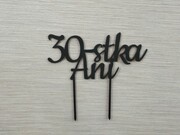 Topper na tort na urodziny z imieniem i ile lat