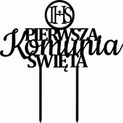 Topper na tort Pierwsza komunia święta
