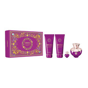 Versace Pour Femme Dylan Purple zestaw - woda perfumowana 100 ml + woda perfumowana 5 ml + balsam do ciała 100 ml + żel pod prysznic 100 ml Versace