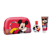 Air-Val Disney Mickey Mouse Zestaw - woda toaletowa 50 ml + żel pod prysznic 100 ml + kosmetyczka Air-Val