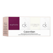 Calvin Klein zestaw miniaturek - Euphoria woda perfumowana 4 ml + ck one woda toaletowa 10 ml + Eternity woda perfumowana 5 ml + ck one woda toaletowa 10 ml Calvin Klein
