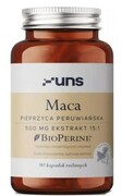 Maca Pieprzyca peruwiańska 500mg 90 kapsułek UNS
