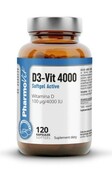 Pharmovit Clean Label D3-Vit 4000 Softgel Active 120 kaps