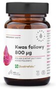 Kwas foliowy 800mcg 60 kapsułek Aura Herbals