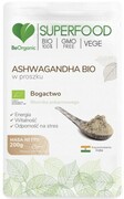 BeOrganic Ashwagandha Bio w proszku 200g