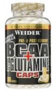 BCAA + L-Glutamine 180 kapsułek Weider