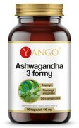 Yango Ashwagandha 3 formy 90 kapsułek