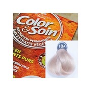 Color & Soin Trwała farba do włosów, Jasno popielaty blond 10A, 135ml