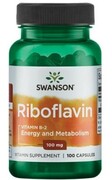 Swanson Ryboflawina 100 mg witamina B-2 (100 kapsułek)