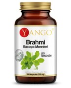 Yango Brahmi (Bacopa Monnieri) ekstrakt 50% bakozydów 100 kapsułek