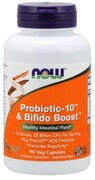 NOW Foods Probiotyki-10 & Bifido Boost 90 kapsułek Wege