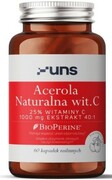Acerola - Naturalna witamina C - 60 kapsułek UNS