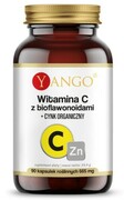 Witamina C z bioflawonoidami + Cynk organiczny 90 kaps, Yango