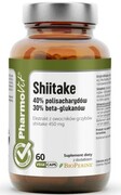 Pharmovit Clean Label Shiitake 40% polisacharydów 30% beta glukanów 60 kapsułek