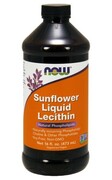 Sunflower Liquid Lecithin Lecytyna słonecznikowa 473 ml NOW Foods