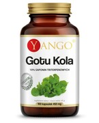 Gotu kola - ekstrakt 10% saponin triterpenowych - 100 kapsułek - Yango