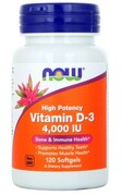 Now Foods Witamina D-3 4000 IU 120kaps.