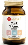 Yango Cynk 3 formy - 90 kapsułek