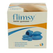 AURA HERBALS Bańki Chińskie Gumowe FLIMSY (4 szt.)