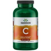 Swanson Witamina C 500 + dzika róża (400 kaps.)