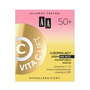 AA Vita C Lift 50+ ujędrniający krem na noc wyrównujący koloryt 50ml (P1)