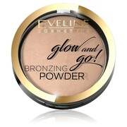 Eveline Cosmetics Glow And Go! Bronzing Powder puder brązujący w kamieniu 01 Go Hawaii 8.5g (P1)