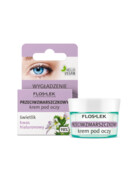 FLOSLEK - Przeciwzmarszczkowy krem pod oczy świetlik kwas hialuronowy 15 ml