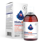 AURA HERBALS - Hialudrop complex KCH – Kolagen, Chondroityna, Kw. Hialuronowy, 500 ml