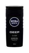 Nivea Clean Men Deep Body, Face Hair Żel pod prysznic 250ml (M) (P2)