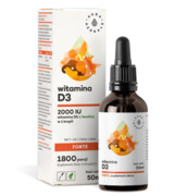 AURA HERBALS Witamina D3 FORTE (2000IU) MCT-Oil, krople 50 ml