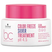 SCHWARZKOPF PROFESSIONAL BC Color Freeze Silver intensywnie odbudowująca kremowa maska do włosów farbowanych 200ml (P1)