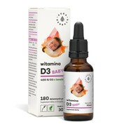 AURA HERBALS Witamina D3 Baby 400 IU - w kroplach (30 ml)