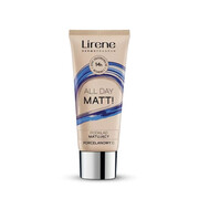 Lirene Podkład matujący ALL DAY MATT! 30 ml PORCELANOWY 10