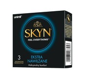 Unimil Skyn Ekstra Nawilżane nielateksowe prezerwatywy 3szt (P1)