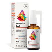 Witamina D3 dla dzieci, MCT, aerozol 50 ml Aura Herbals
