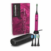 Smilesonic EX Pink - Szczoteczka soniczna z 4 końcówkami w zestawie
