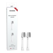 Końcówki do szczotki jonowej IonicKiss DLA DZIECI Miękkie BIAŁE 2szt