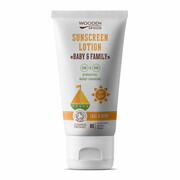 WOODEN SPOON Gentle Sunscreen Lotion balsam do opalania dla niemowląt i całej rodziny SPF30+ 150ml (P1)