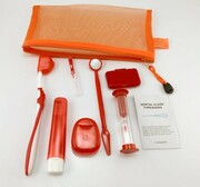 Sanaj Ortho Travel Care Kit -zestaw ortodontyczny Pomarańczowy