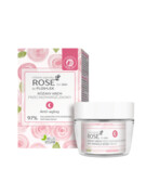 FLOSLEK - ROSE FOR SKIN Różane ogrody® Różany krem przeciwzmarszczkowy na noc [ECO zestaw] 50 m