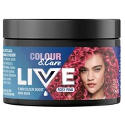 SCHWARZKOPF Live ColourCare 5 minutowa koloryzująca i pielęgnująca maska do włosów Rosy Pink 150ml (P1)