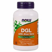 DGL with Aloe Vera - Korzeń Lukrecji 400 mg + Aloe Vera (100 kaps.)