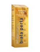 Biała Perła Whitening - Wybielająca pasta do zębów bez przebarwień Kurkuma + Q10