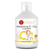 Witamina C + D3 z cynkiem w płynie (500 ml)