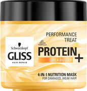 Gliss Performance Treat 4-in-1 Nutrition Mask maska odżywcza do włosów Protein + Shea Butter 400ml (P1)
