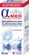 ALFA MED specjalistyczny płyn do płukania jamy ustnej do stosowania podczas i po chemioterpaii oraz przy kserostomii