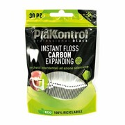 INSTANT FLOSS CARBON EXPANDING nicio-wykałaczki/łuki międzyzębowe, 30 szt. PLAKKONTROL