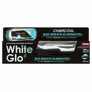 WHITE GLO Bad Breath Eliminator - pasta wybielająca z aktywnym węglem eliminująca nieświeży oddech 100ml